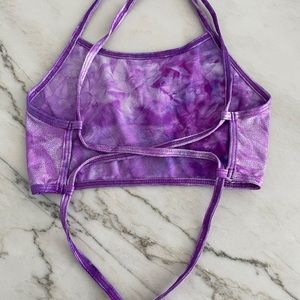 Purple Dance Crop Top